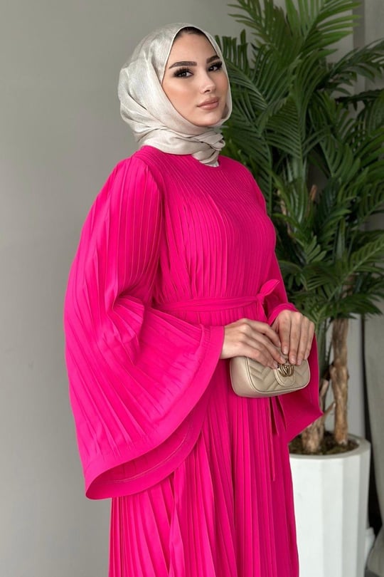 Pleated Maxi