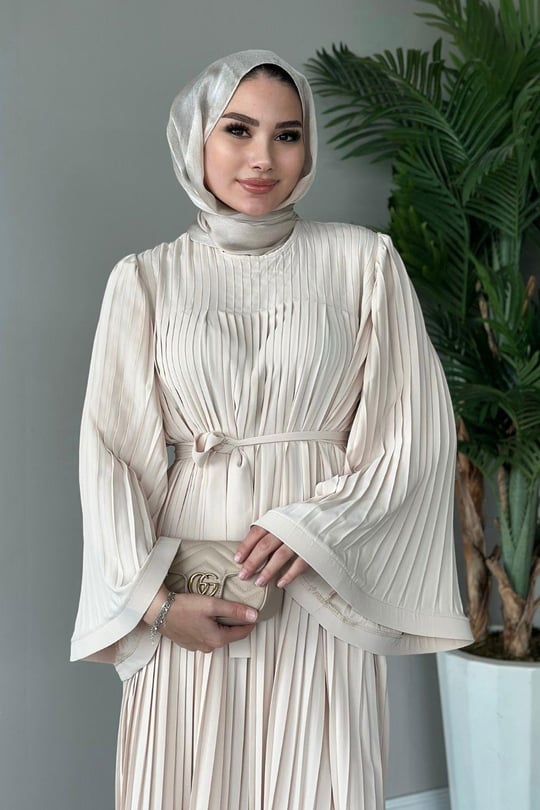 Pleated Maxi