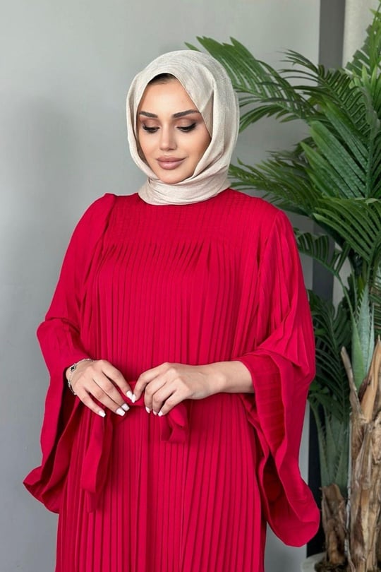 Pleated Maxi