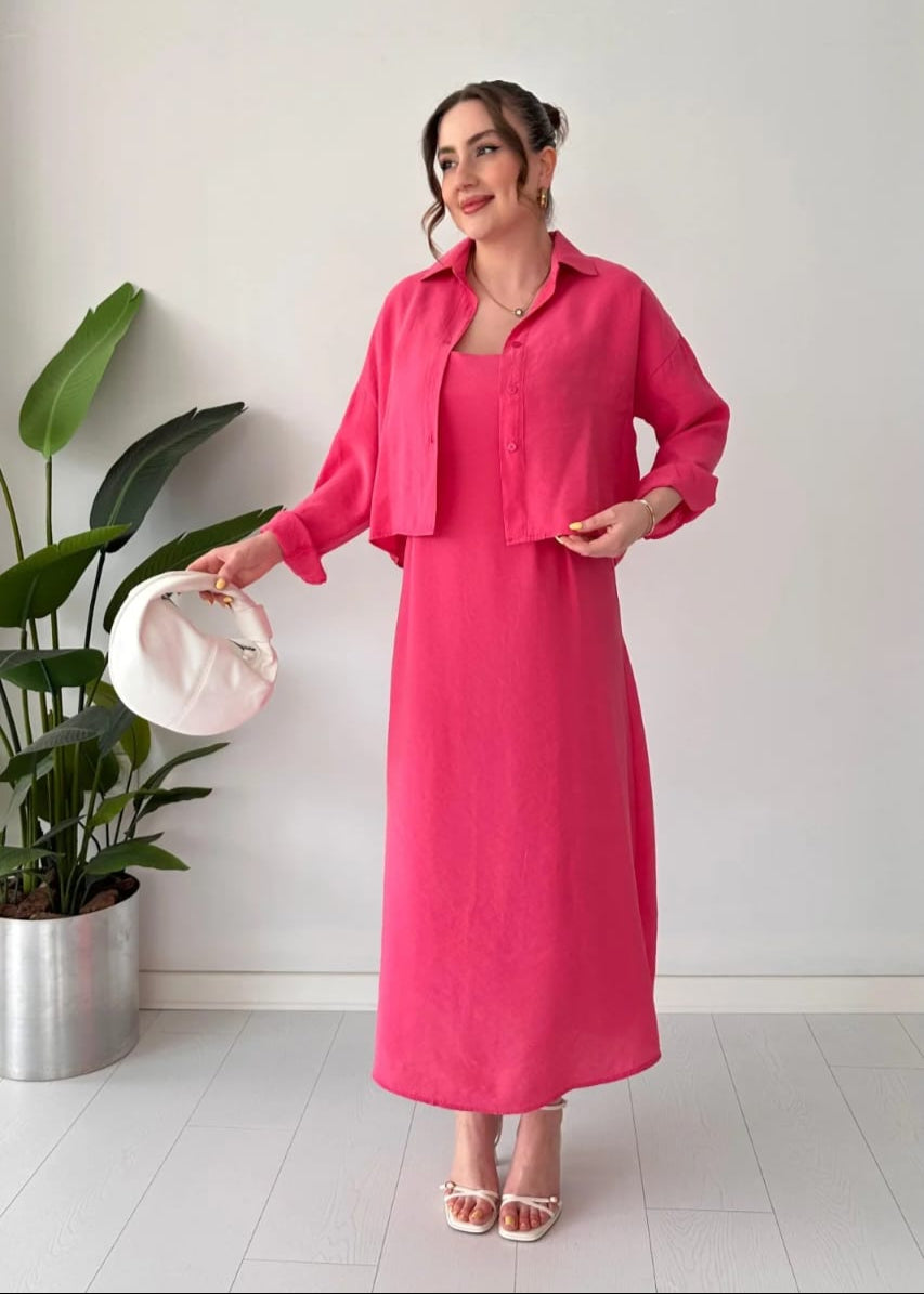 Summer Maxi with Cropped Jacket