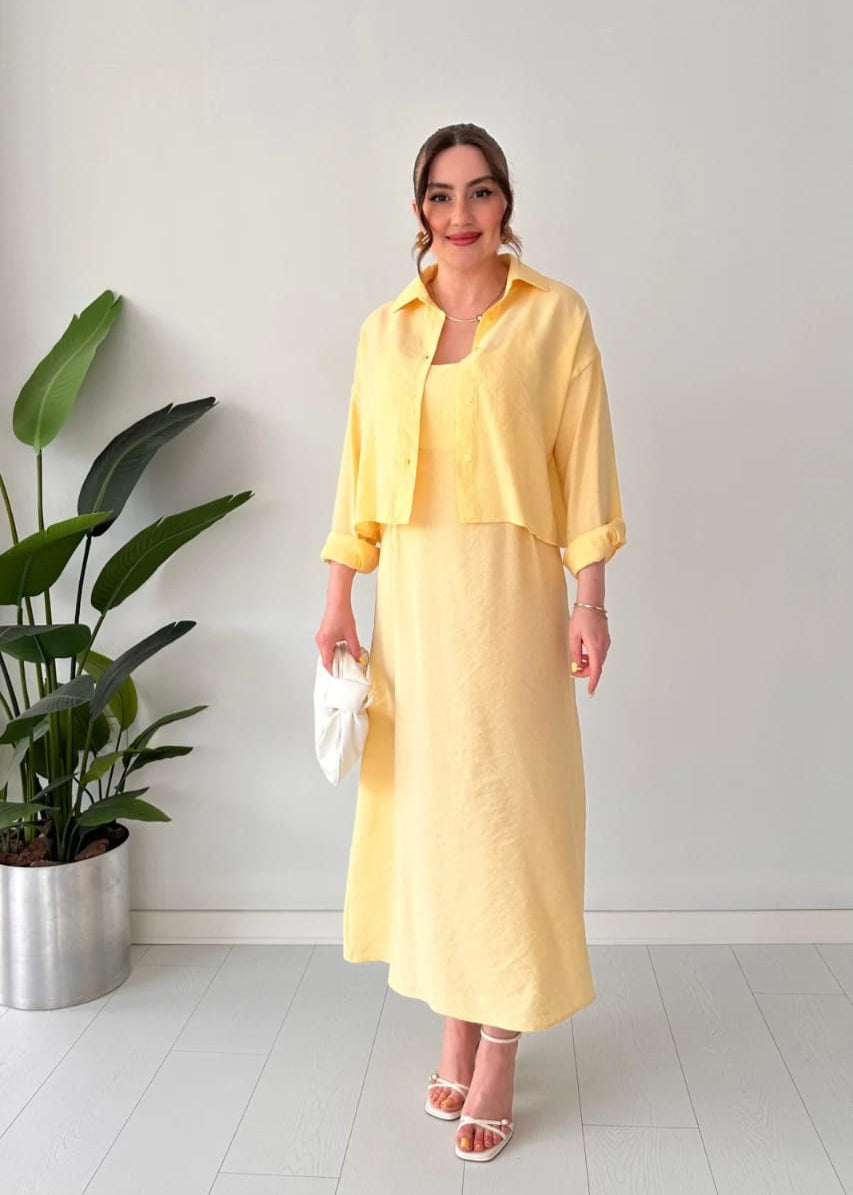 Summer Maxi with Cropped Jacket