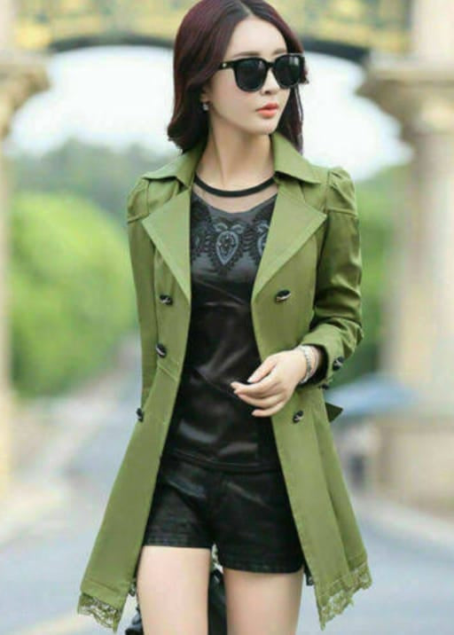 Women’s Trench Fleece Coat