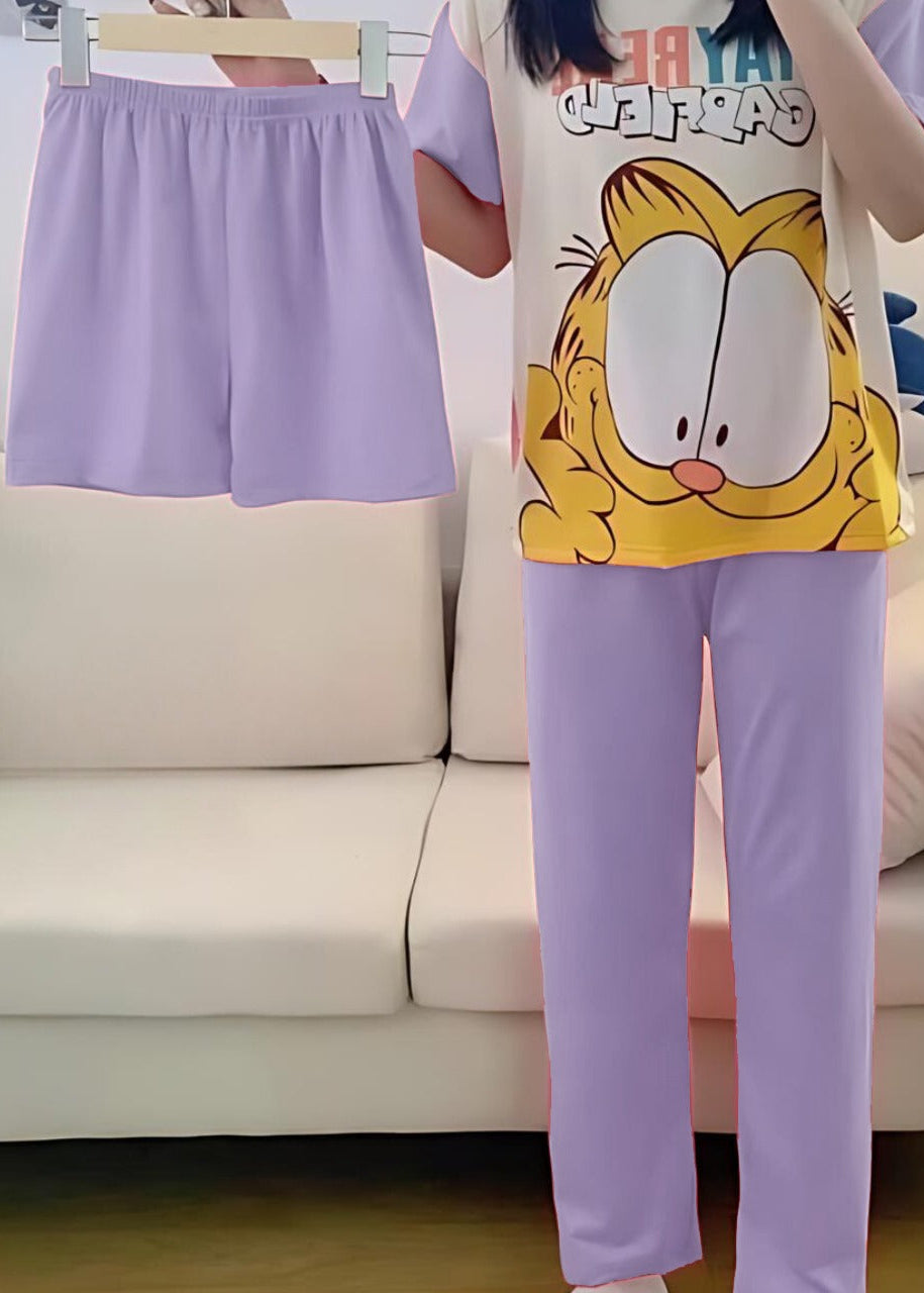 Pack of 3 Soft Jersey Night Suits