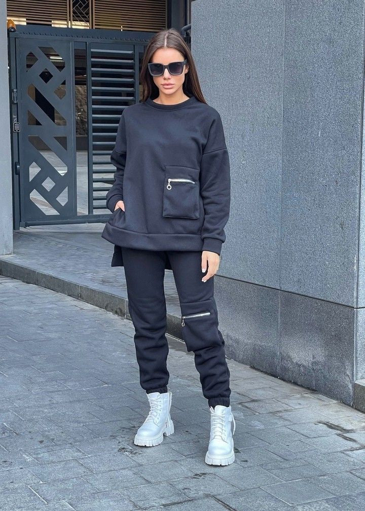 Winter Pocket Style Tracksuit