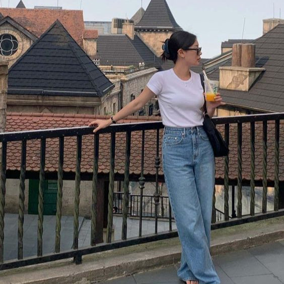 Classic Comfort - White Half Sleeve T-Shirt